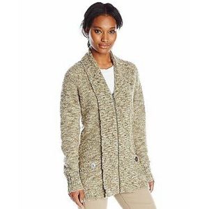 •3/$40• ExOfficio wool blend cardigan